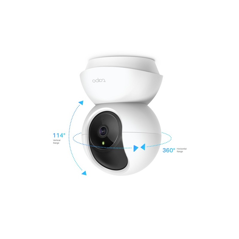 TP-Link Tapo C200 Pan/Tilt Namų apsaugos Wi-Fi kamera, Balta