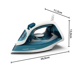 Philips 2000 Series DST2020/90 Lygintuvas, 2000 W, Mėlyna/Balta