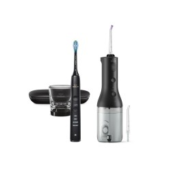 Philips Sonicare DiamondClean 9000 Power Flosser HX3886/43 Burnos irigatorius, Juoda
