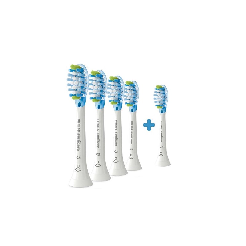 Philips C3 Premium Plaque Defence HX9045/87 Sonic Dantų šepetėlio galvutės, Balta