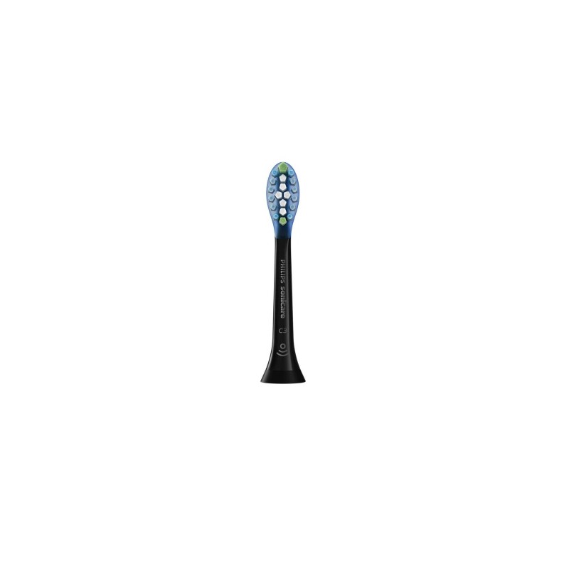 Philips C3 Premium Plaque Defence HX9045/88 Sonic Dantų šepetėlio galvutės, Juoda