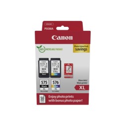Canon PG-575XL/CL-576XL (5437C006) Photo value pack Rašalinių kasečių komplektas, BK/CMY