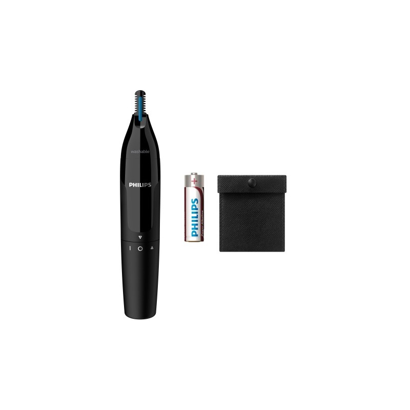 Philips 1000 Series NT1650/16 Nosies ir ausų plaukų kirpimo mašinėlė, Juoda