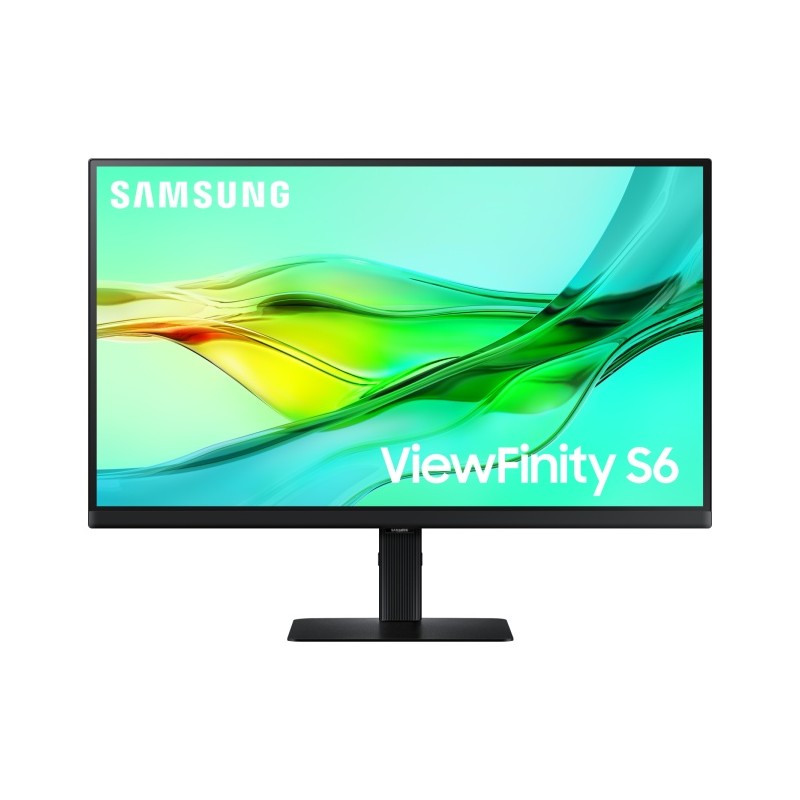 Samsung ViewFinity S6 S27D600UAU Monitorius 27'' IPS QHD 2560x1440, 5 ms, 350 cd/m2, 100 Hz, Juoda