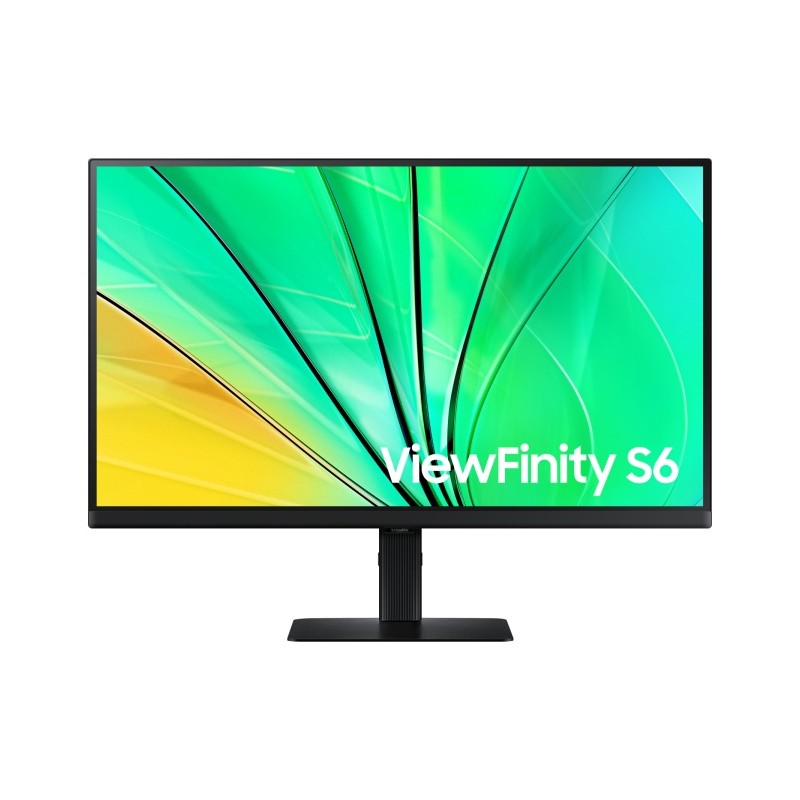 Samsung ViewFinity S6 S27D600EAU Monitorius 27'' IPS QHD 2560x1440, 5 ms, 350 cd/m2, 100 Hz, Juoda