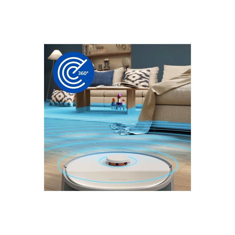 Philips HomeRun 5000 Series XU5000/10 Dulkių siurblys robotas, Pilka