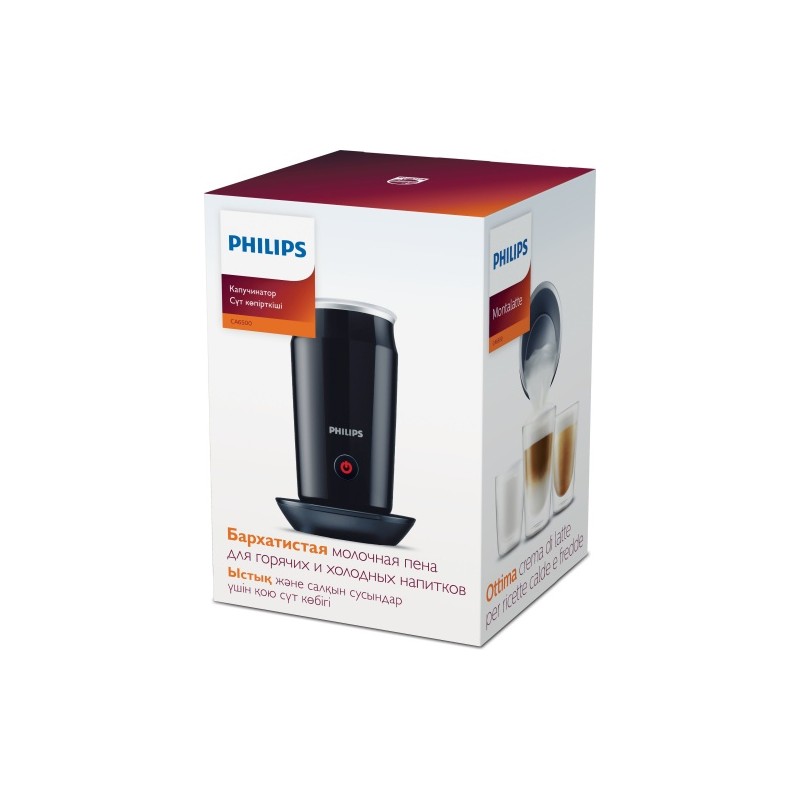 Philips Milk Twister CA6500/63 Pieno putų plakiklis, Juoda