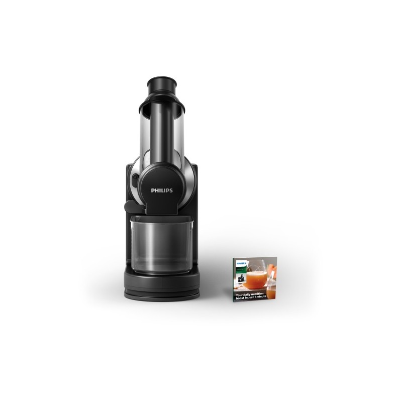 Philips Viva Collection HR1889/70 Lėtaeigė sulčiaspaudė, 150W, Juoda/Sidabrinė
