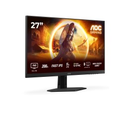 AOC G4 27G4HRE Monitorius 27'' Fast IPS FHD 1920x1080, 1 ms, 300 cd/m2, 200 Hz, Juoda