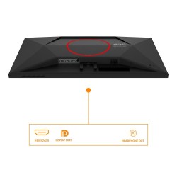 AOC G4 27G4HRE Monitorius 27'' Fast IPS FHD 1920x1080, 1 ms, 300 cd/m2, 200 Hz, Juoda