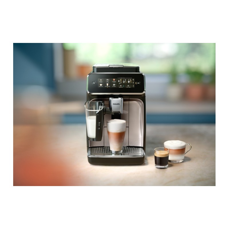 Philips LatteGo 3300 Series EP3349/70 Kavos aparatas, Black/Silver