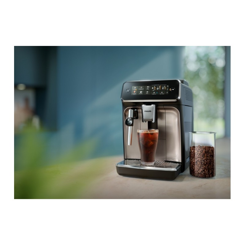 Philips LatteGo 3300 Series EP3349/70 Kavos aparatas, Black/Silver