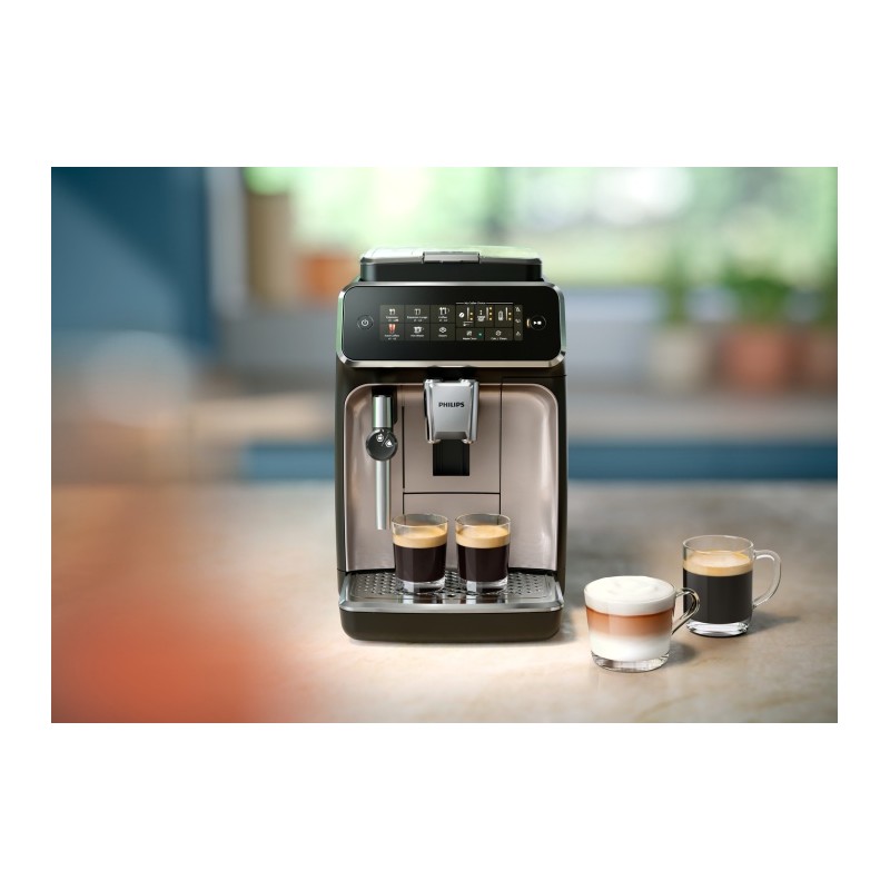 Philips LatteGo 3300 Series EP3349/70 Kavos aparatas, Black/Silver