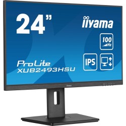 iiyama ProLite XUB2493HSU-B7 Monitorius 24'' IPS, FHD 1920x1080, 1 ms, 300 cd/m2, 100 Hz, Juoda