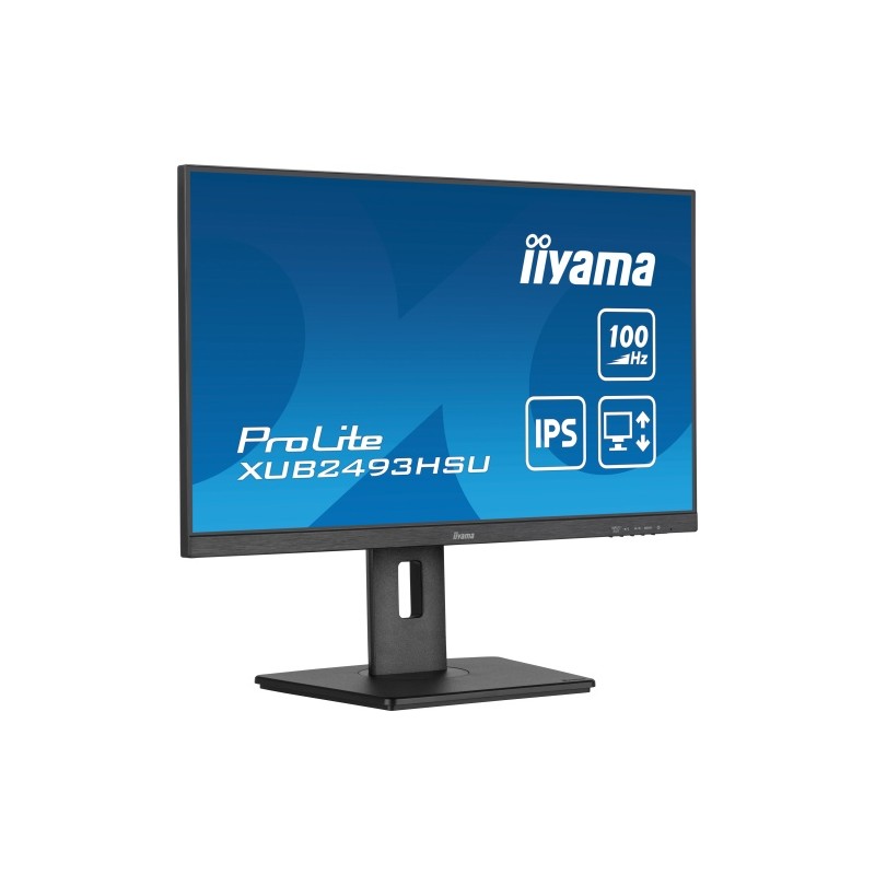 iiyama ProLite XUB2493HSU-B7 Monitorius 24'' IPS, FHD 1920x1080, 1 ms, 300 cd/m2, 100 Hz, Juoda