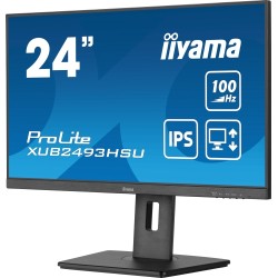 iiyama ProLite XUB2493HSU-B7 Monitorius 24'' IPS, FHD 1920x1080, 1 ms, 300 cd/m2, 100 Hz, Juoda