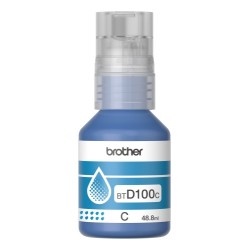 Brother BTD100C Rašalo papildymo buteliukas, Žydra