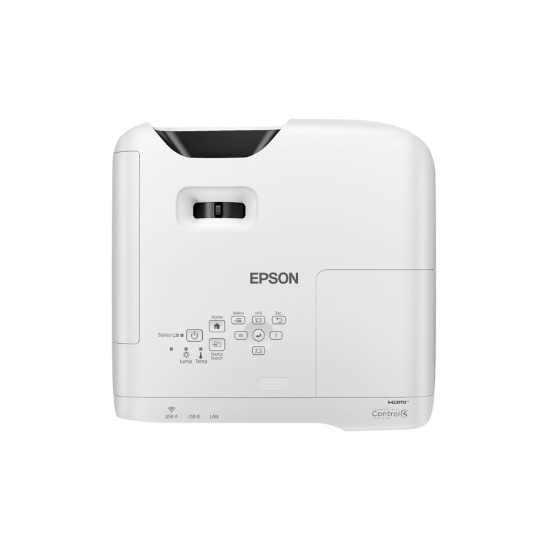 Epson EB-W56S Short throw Projektorius 3LCD WUXGA 1920x1200, 3700 ANSI liumenų, Wi-Fi, Balta