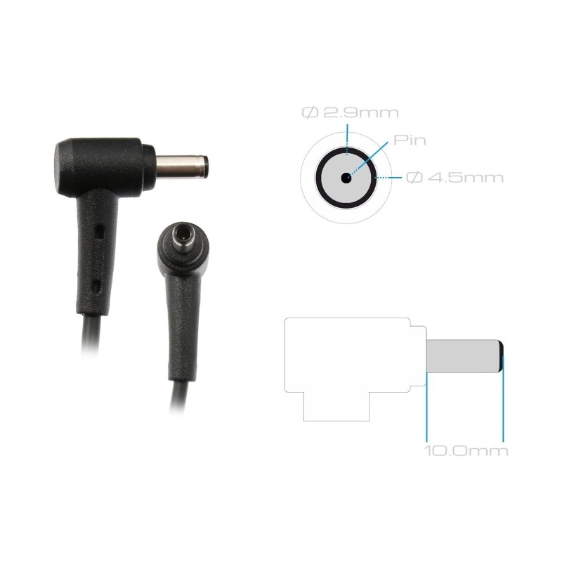 Asus 0A001-00440600 (0A001-00447700) AC Adapteris 65W 19V 3PIN 4.5PHI