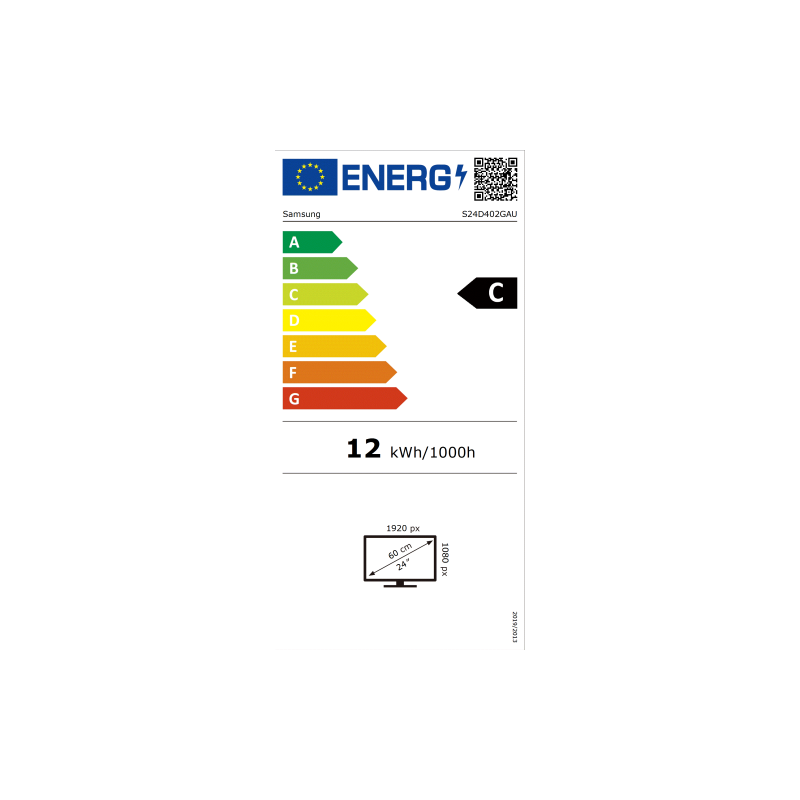 Samsung Essential S4 S40GD Monitorius 24'' IPS FHD 1920x1080, 5 ms, 250 cd/m2, 100 Hz, Juoda