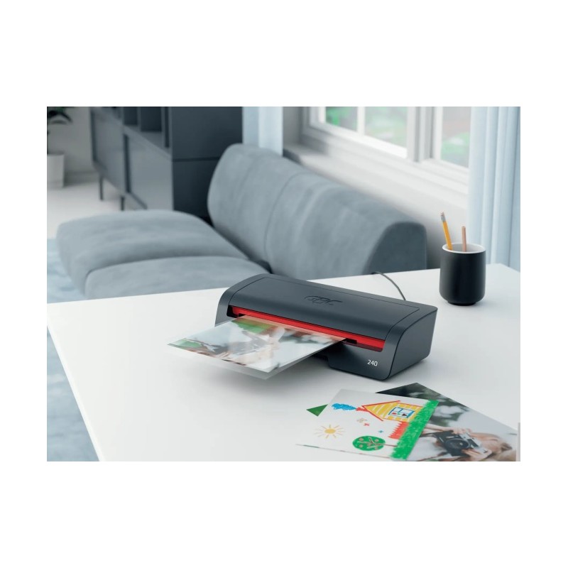 GBC 240 Home Office Laminavimo aparatas A4, 400 mm/min, Juoda/Raudona