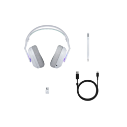 Logitech G G522 Lightspeed Belaidės žaidimų ausinės, Bluetooth, Balta