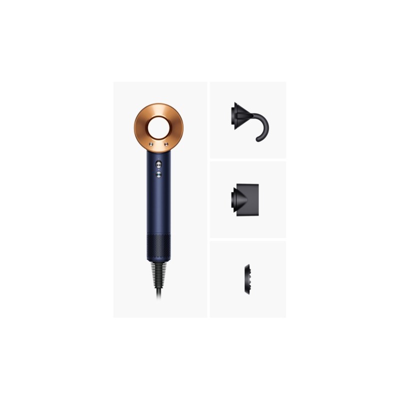 Dyson HD07 Supersonic Plaukų džiovintuvas, Prussian Blue/Rich Copper