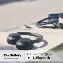 Sony WH-CH720N Noise Cancelling Belaidės ausinės, Bluetooth, Juoda