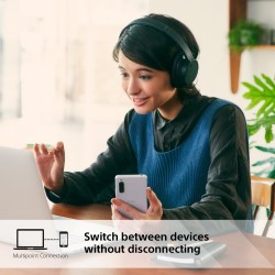 Sony WH-CH720N Noise Cancelling Belaidės ausinės, Bluetooth, Juoda