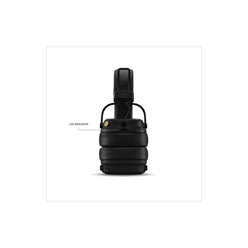 Marshall Major V Belaidės ausinės, Bluetooth, Black
