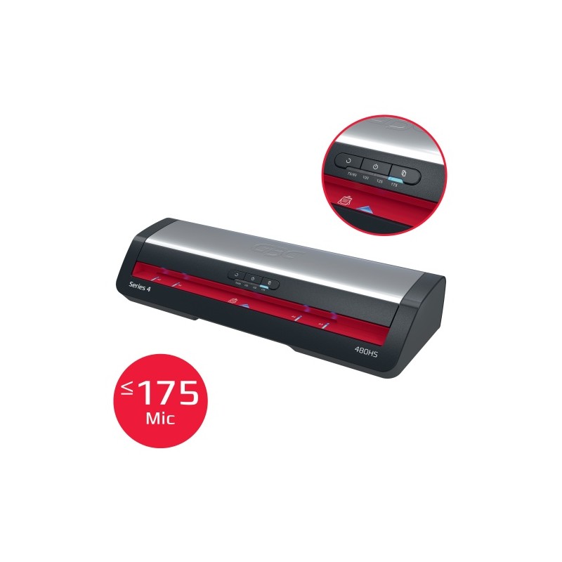 GBC 480HS Office Laminavimo aparatas A3, 800 mm/min, Juoda/Pilka