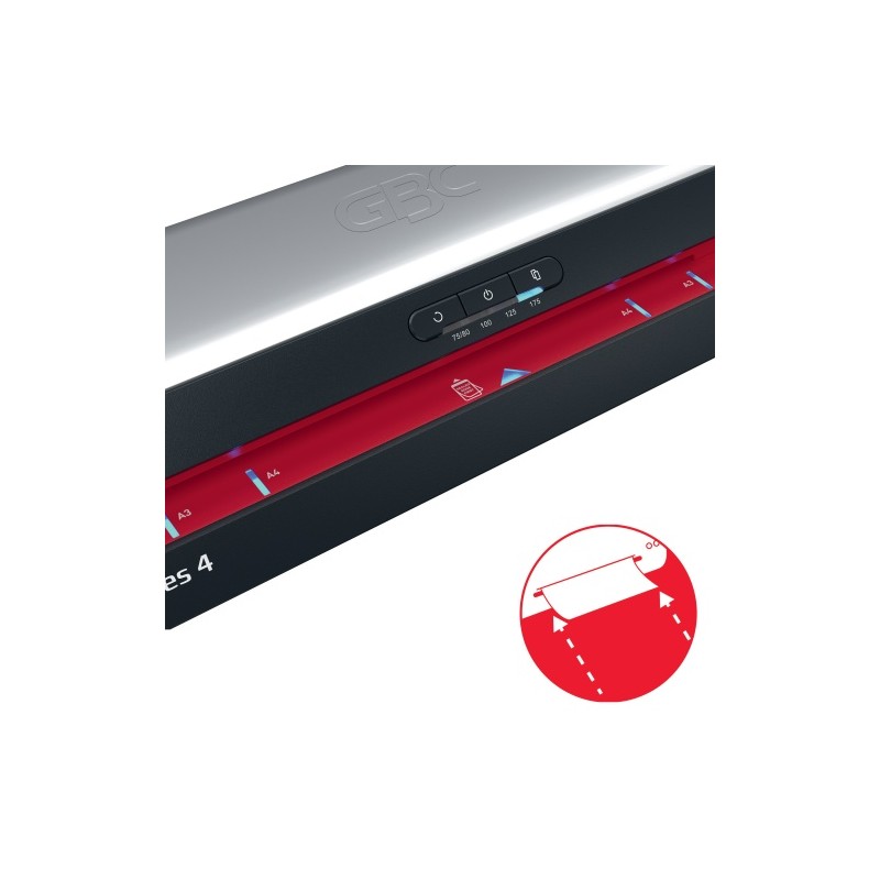 GBC 480HS Office Laminavimo aparatas A3, 800 mm/min, Juoda/Pilka