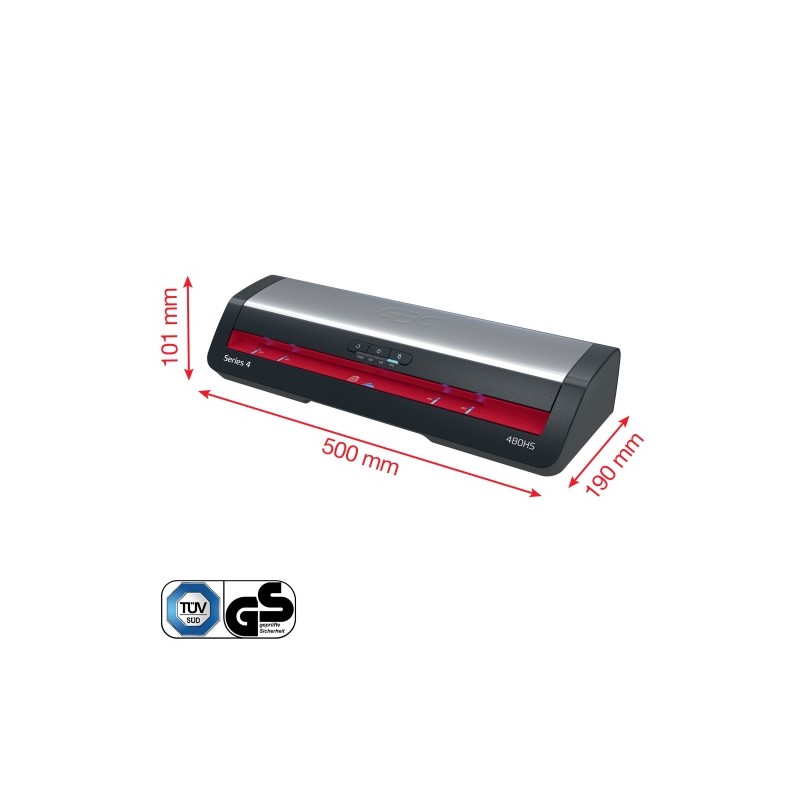 GBC 480HS Office Laminavimo aparatas A3, 800 mm/min, Juoda/Pilka