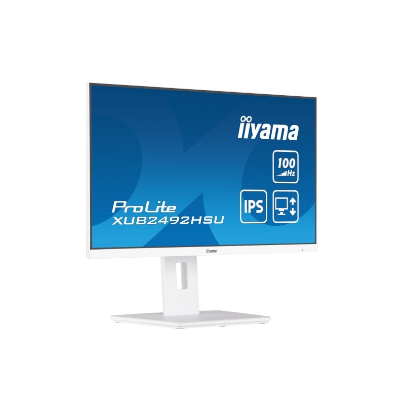 iiyama ProLite XUB2492HSU-W6 Monitorius 24'' IPS, FHD 1920x1080, 0.4 ms, 250 cd/m2, 100 Hz, Balta