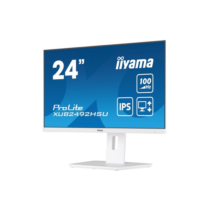 iiyama ProLite XUB2492HSU-W6 Monitorius 24'' IPS, FHD 1920x1080, 0.4 ms, 250 cd/m2, 100 Hz, Balta