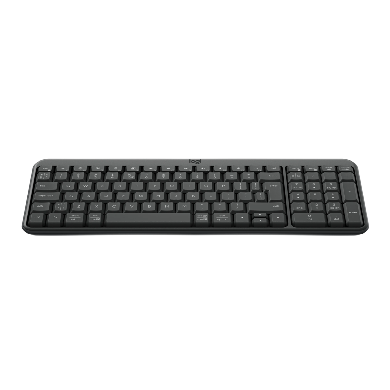 Logitech K250 Compact Belaidė klaviatūra, Bluetooth, US Int, Graphite