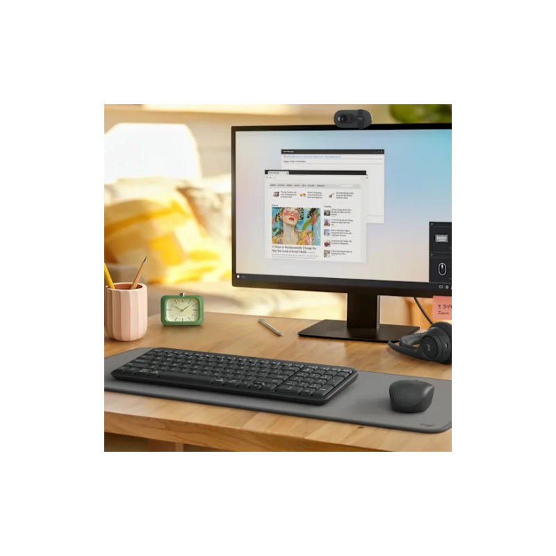 Logitech K250 Compact Belaidė klaviatūra, Bluetooth, US Int, Graphite