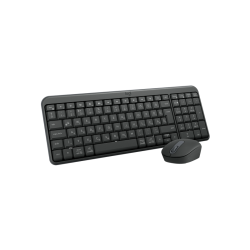 Logitech MK250 Compact Combo Belaidė klaviatūra + Pelė, Bluetooth, US Int, Graphite