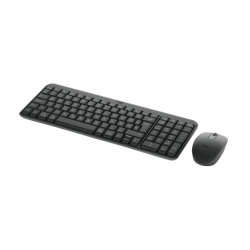 Logitech MK250 Compact Combo Belaidė klaviatūra + Pelė, Bluetooth, US Int, Graphite