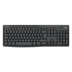 Logitech MK370 Combo for Business Belaidė klaviatūra + Pelė, RF Wireless+Bluetooth, US Int, Graphite