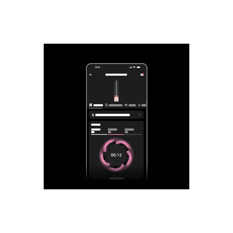 Dyson HS09 Airwrap Co-anda2x Straight+Wavy Plaukų formavimo prietaisas, Ceramic Pink/Rose Gold
