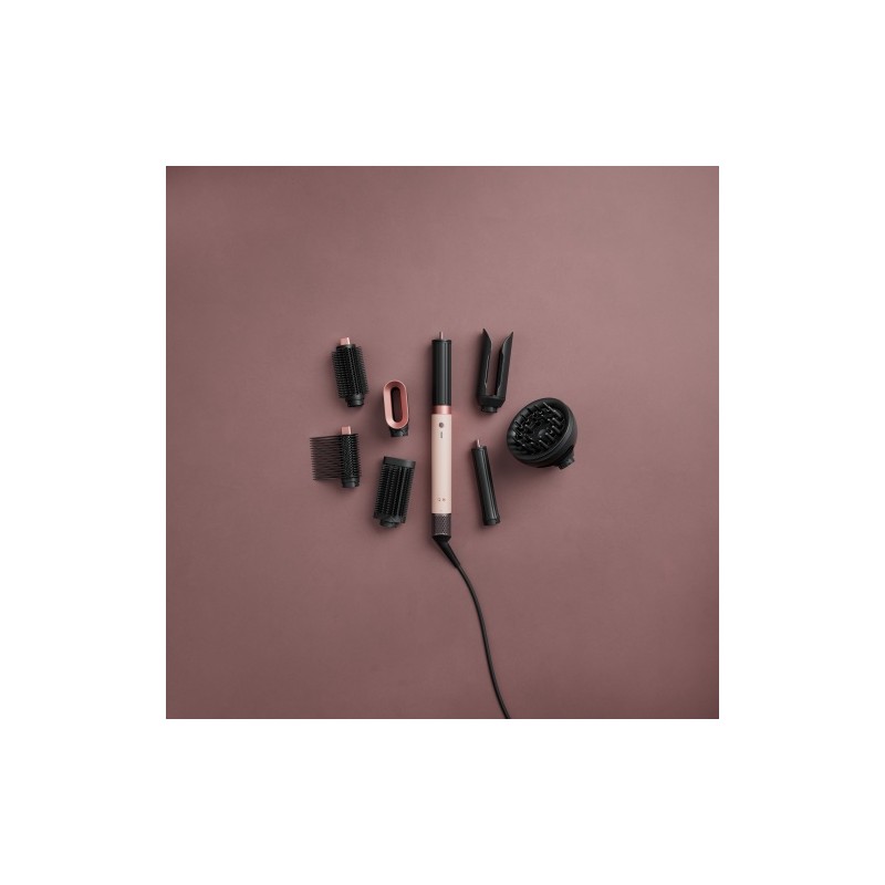 Dyson HS09 Airwrap Co-anda2x Straight+Wavy Plaukų formavimo prietaisas, Ceramic Pink/Rose Gold