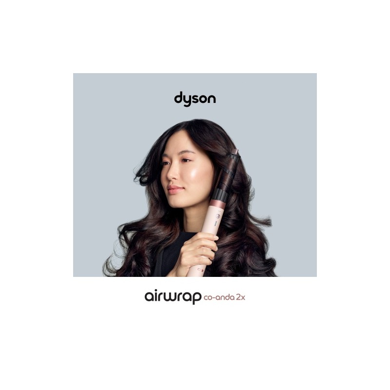Dyson HS09 Airwrap Co-anda2x Straight+Wavy Plaukų formavimo prietaisas, Ceramic Pink/Rose Gold
