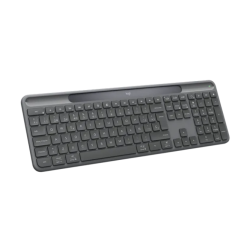 Logitech Signature Slim Solar+ K980 for Business Belaidė klaviatūra, RF+Bluetooth, US Int, Graphite