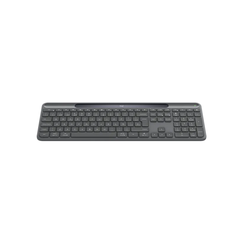 Logitech Signature Slim Solar+ K980 for Business Belaidė klaviatūra, RF+Bluetooth, US Int, Graphite