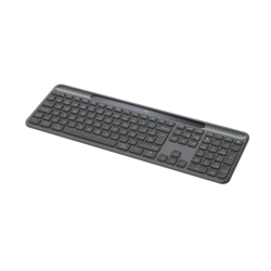 Logitech Signature Slim Solar+ K980 for Business Belaidė klaviatūra, RF+Bluetooth, US Int, Graphite