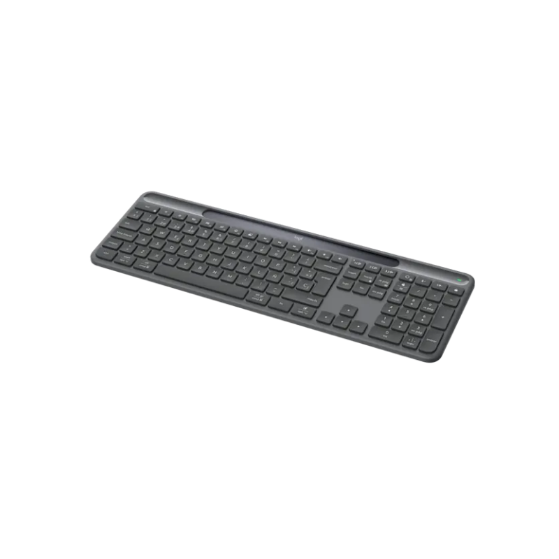 Logitech Signature Slim Solar+ K980 for Business Belaidė klaviatūra, RF+Bluetooth, US Int, Graphite