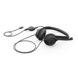 Logitech H390 Laidinės ausinės, USB-C, Juoda