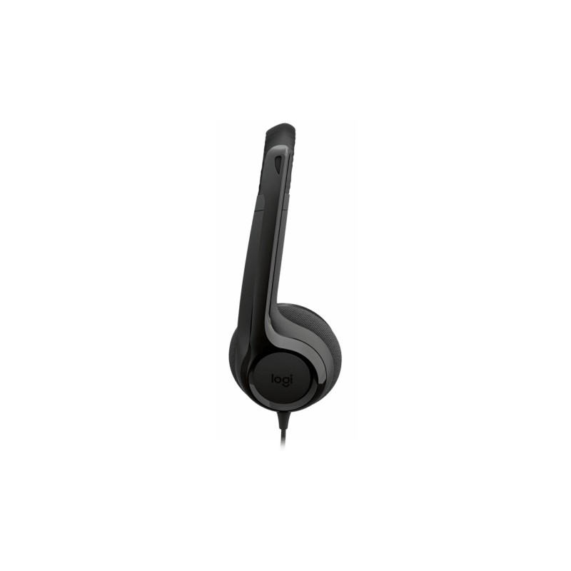 Logitech H390 Laidinės ausinės, USB-C, Juoda