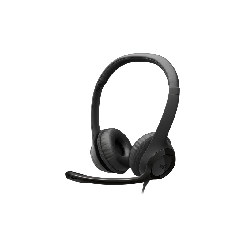Logitech H390 Laidinės ausinės, USB-C, Juoda